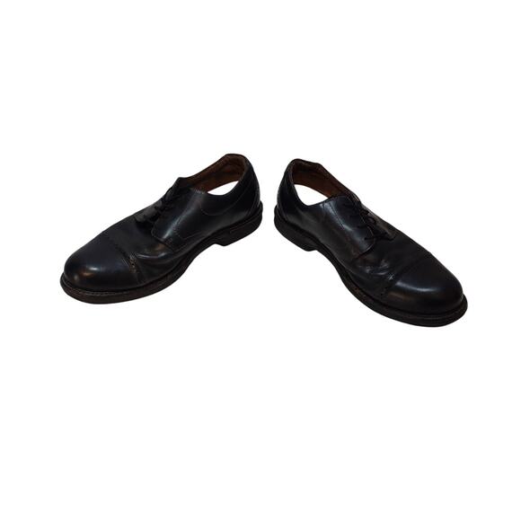 dansko justin black leater cap toe oxford shoes size 12 - Picture 3 of 5